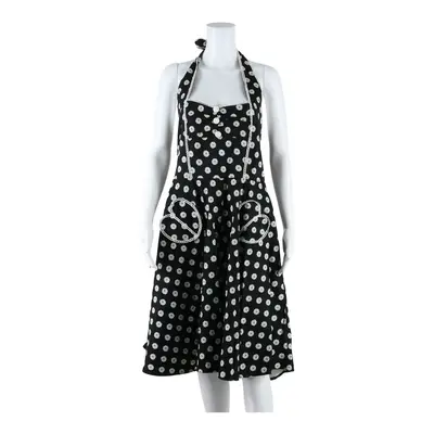 VOODOO VIXEN Womens Fit & Flare Dress Black Floral Sleeveless Knee Length XL