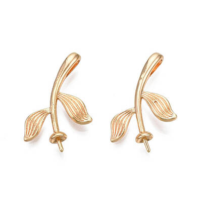 Brass Peg Bails Pendants