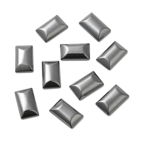 Synthetic Non-magnetic Hematite Cabochons