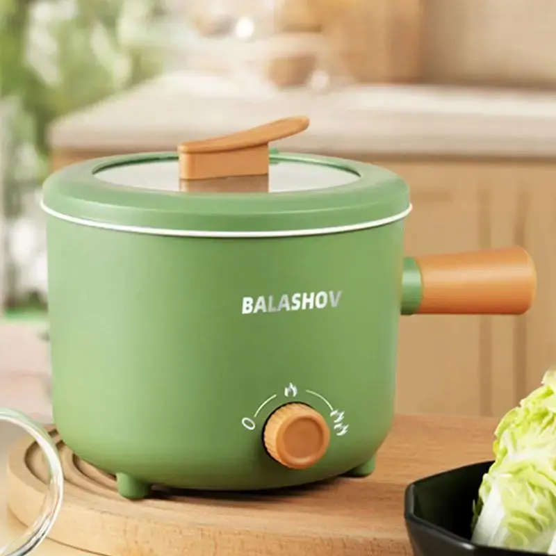 Electric Pot, Portable Non-stick Pot with Handle, Kitchen Accessories Suitable for Cooking Italian Pasta, Noodles, Beef, Rice...