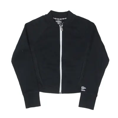 UMBRO Track Jacket Black Girls 7-8 Years