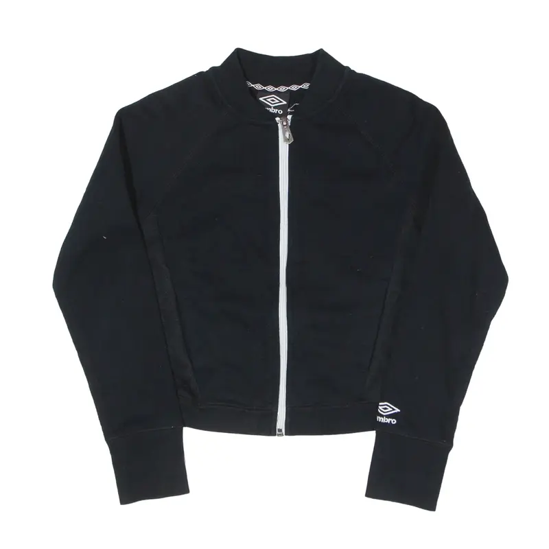UMBRO Track Jacket Black Girls 7-8 Years