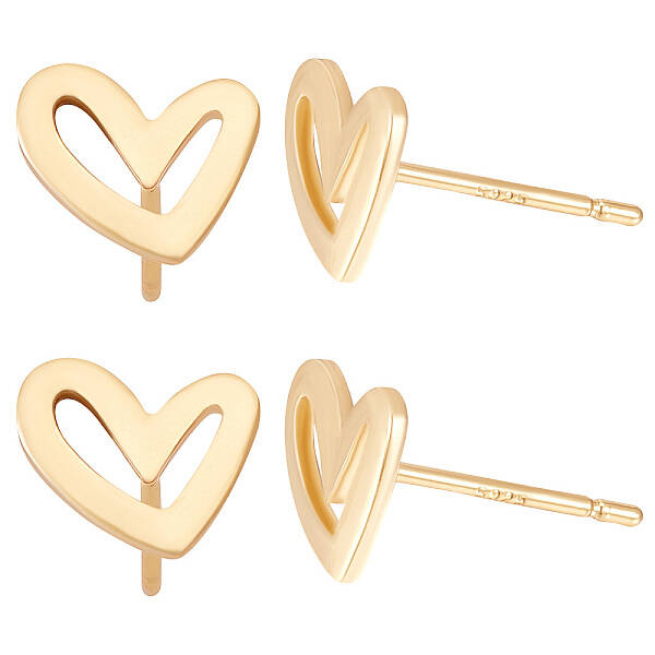 20Pcs Brass Stud Earrings