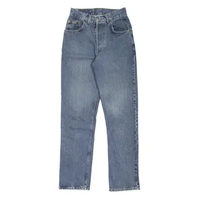 DONOVAN Womens Jeans Blue Regular Mom Stone Wash W24 L29