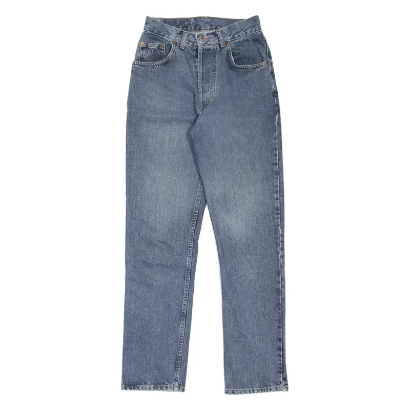 DONOVAN Womens Jeans Blue Regular Mom Stone Wash W24 L29