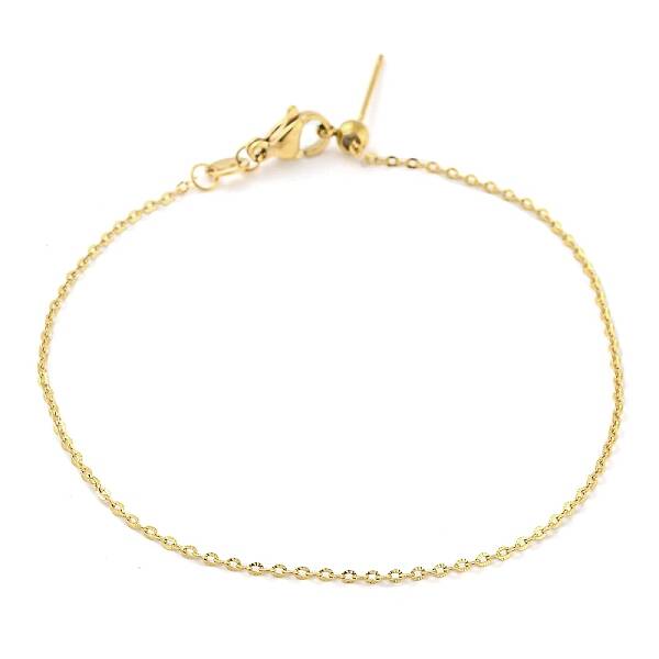 304 Stainless Steel Add a Bead Adjustable Texture Cable Chains Bracelets for Women