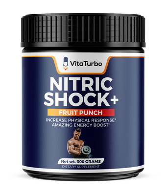 Nitric Shock Pre-Workout+ (Fruit Punch) - 300 Grams