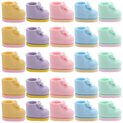 20Pcs 5 Colors Opaque Resin Cabochons