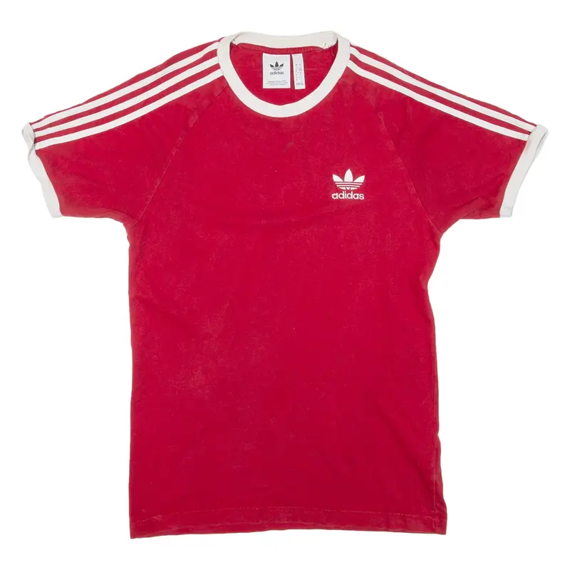 ADIDAS Mens T-Shirt Red S