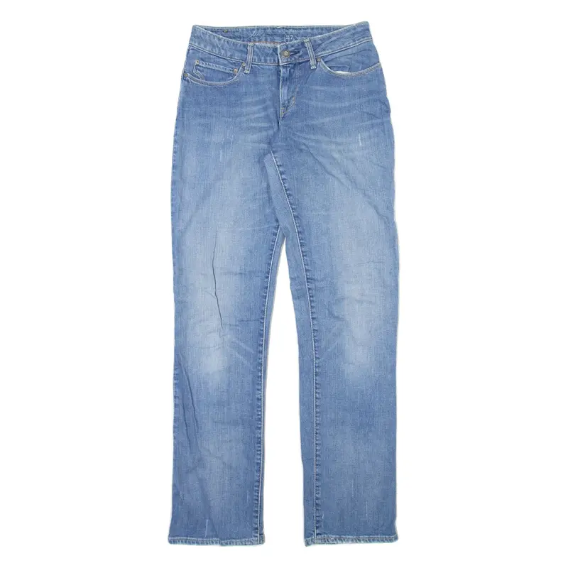 LEVI'S Bold Curve Womens Jeans Blue Slim Straight Stone Wash W27 L32