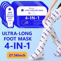 Lansiyi Ultra-Long Foot Mask For Dry Rough And Cracked Skin,Moisturizing Nourishing Feet Mask Socks,Foot Care Product For Wom...