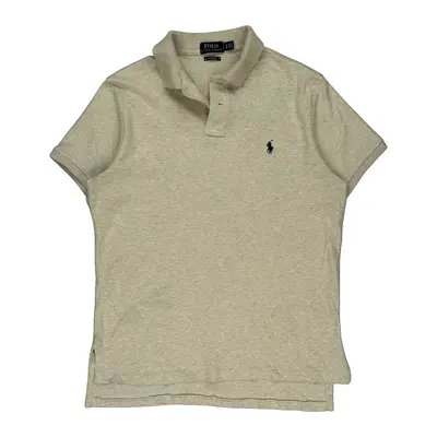 Polo By Ralph Lauren Polo Shirt - Medium Cream Cotton