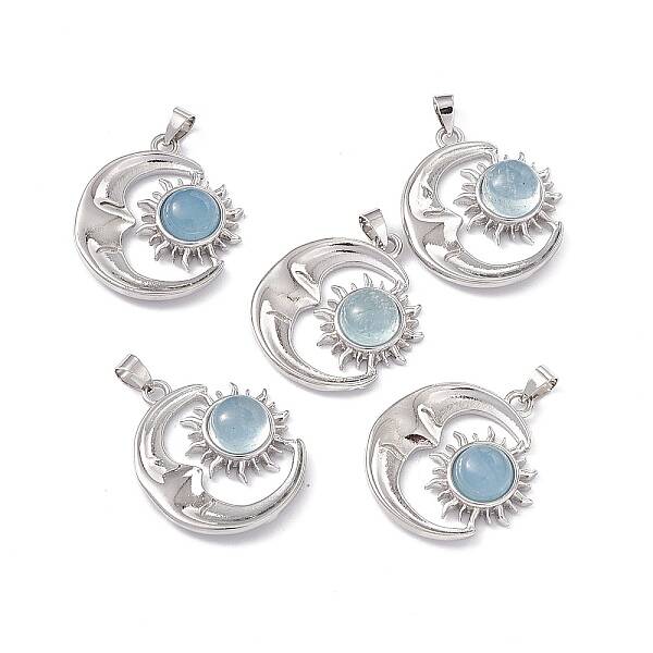 Natural Aquamarine Pendants