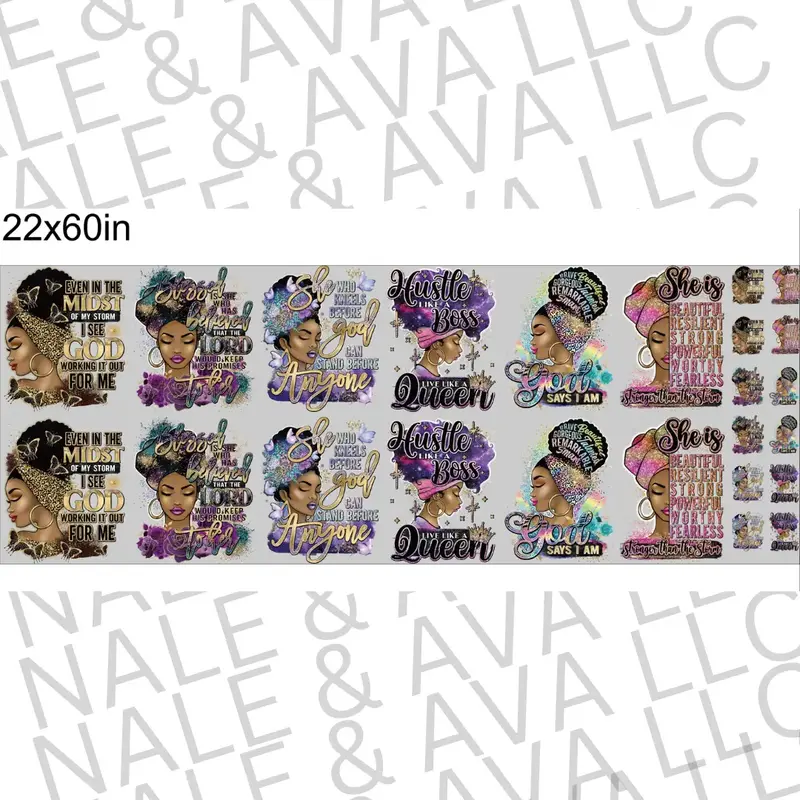 Inspirational DTF Pre-Made 22x60 Gang Sheet II