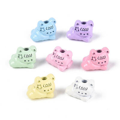 Baking Paint Alloy Beads
