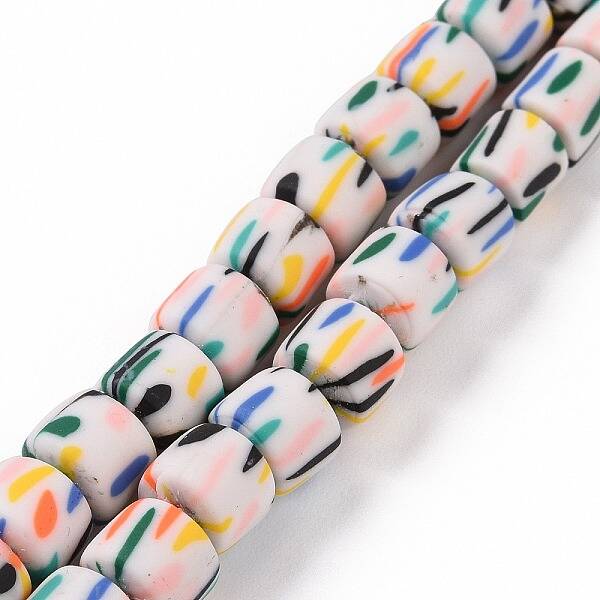 Handmade Polyester Clay Beads Strand