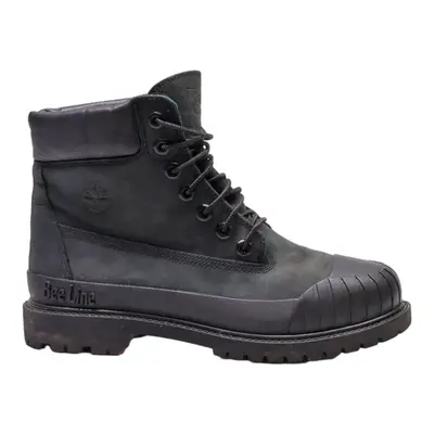 TIMBERLAND Combat Boots Black Leather Womens UK 6.5
