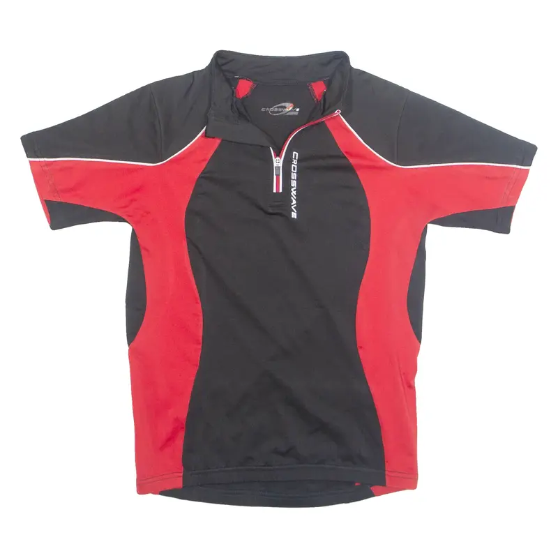 CROSSWAVE Cycling Boys Jersey Black 12Y