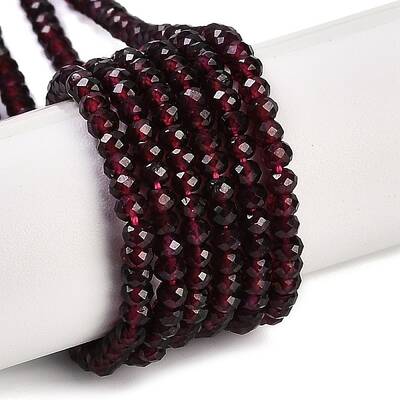 Natural Garnet Beads Strands