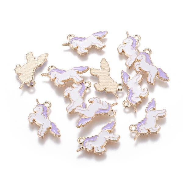 Alloy Enamel Pendants