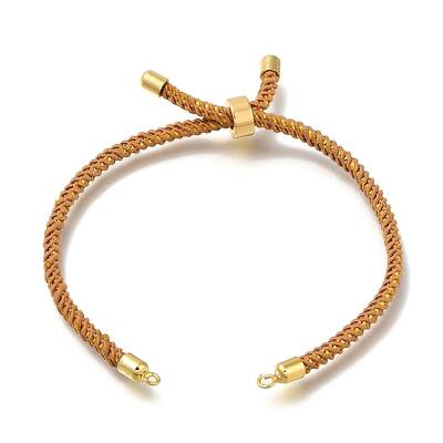 Braided Cotton Cord Slider Bracelet Making
