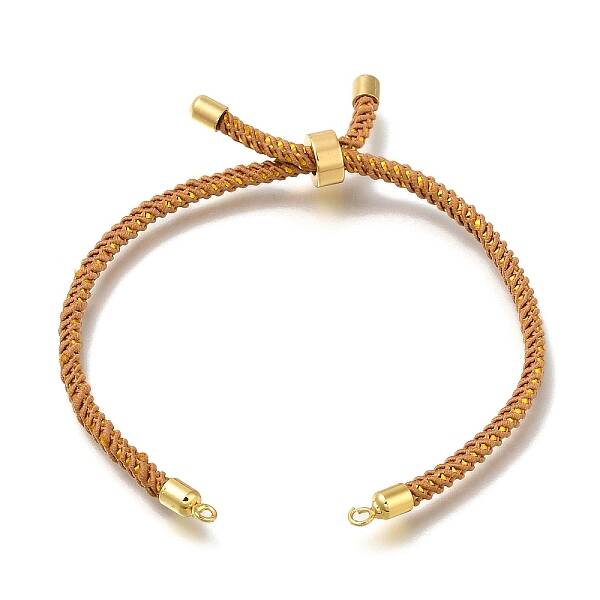 Braided Cotton Cord Slider Bracelet Making