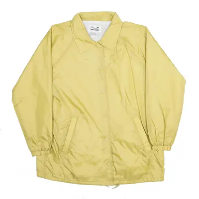 Gold 90s Nylon Coach Jacket Womens L