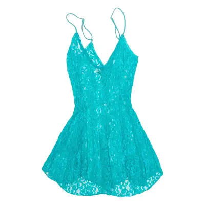 Womens Camisole Top Green V-Neck Sleeveless S