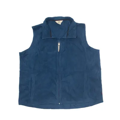 WOOLRICH Fleece Gilet Blue Womens XL
