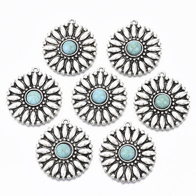 Tibetan Style Alloy Pendants