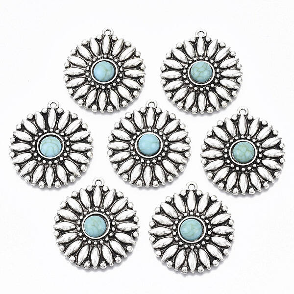Tibetan Style Alloy Pendants