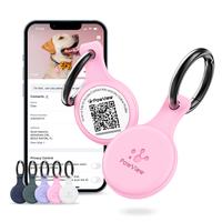 PawView Smart & Pet Safe NFC Pet ID Tag, QR Code Personalized Online Profile, Silicone Collar Tag for Dogs & Cats | Emergency...