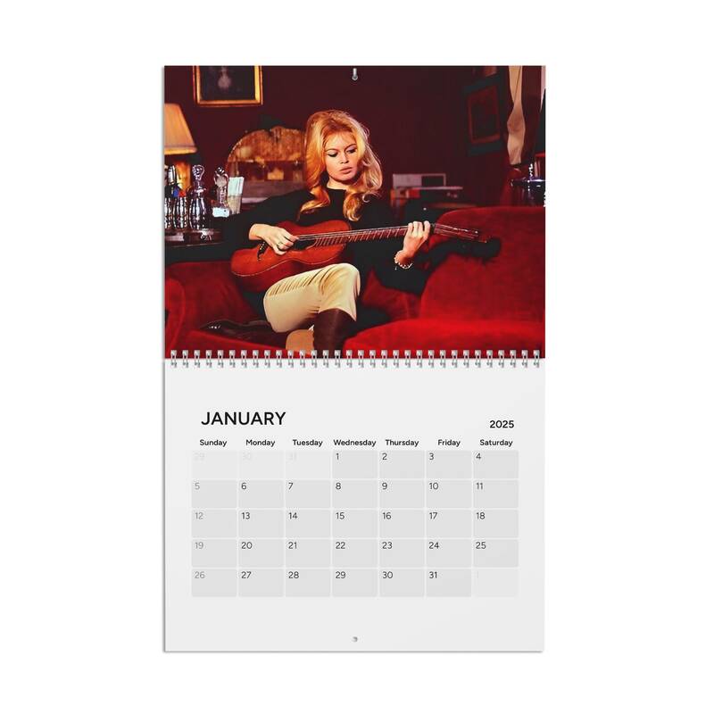 Brigitte Bardot 2025 Calendar | Photo Wall Calendar 2025 | Bardot Fan Gift
