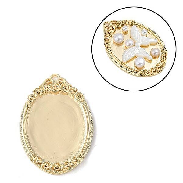 Brass Pendant Cabochon Settings