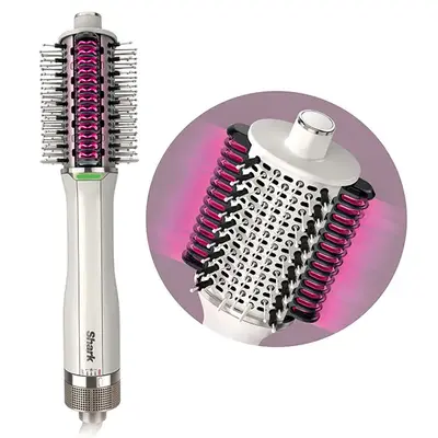 Shark SmoothStyle HT202 Heated Comb Straightener & Smoother Dual Mode Blow Dryer Brush for All Hair Types Comfortable Design ...