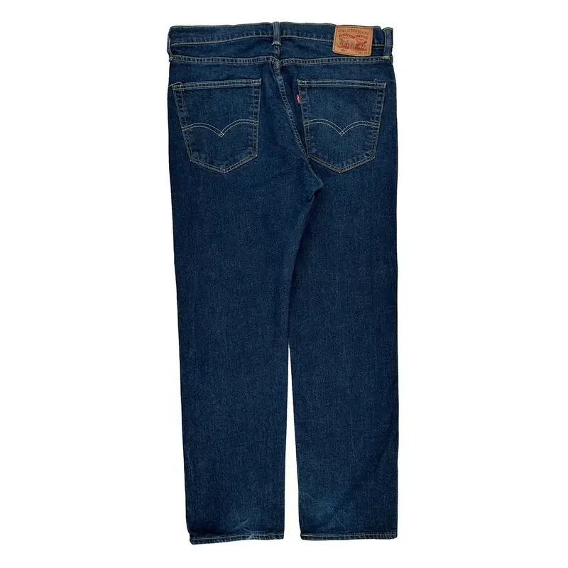 505 Levis Jeans - 36W 32L Blue Cotton Blend