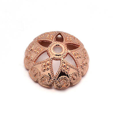 Alloy Flower Bead Caps