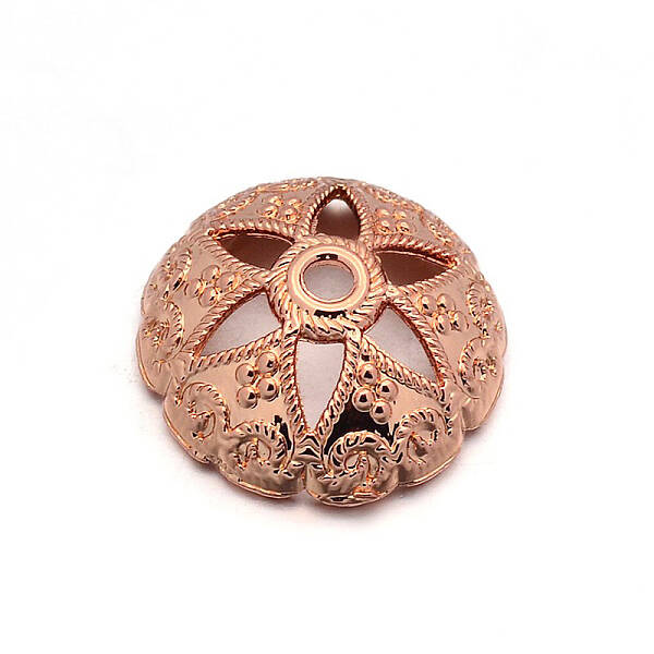 Alloy Flower Bead Caps