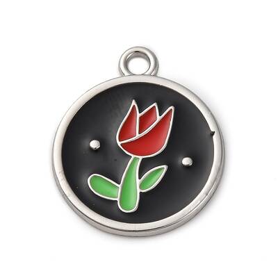 Alloy Enamel Pendants