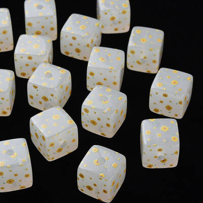 Printed Acrylic Beads