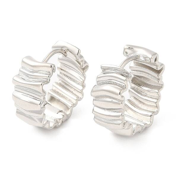 Rack Plating Brass Hoop Earrings for Women