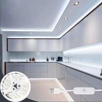 USB Powered LED Strip Light, 1 Count 5V Flexible Strip Light, Suitable for Living Room, Cabinet, Bedroom, Living Room, Dini...