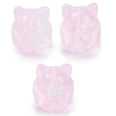 Transparent Spray Paint Glass Beads
