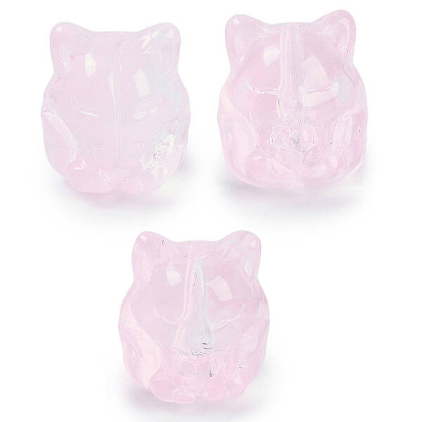 Transparent Spray Paint Glass Beads