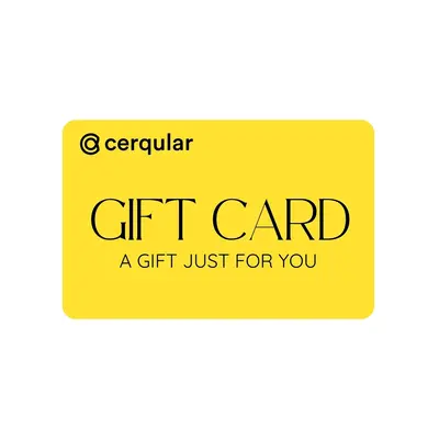 Cerqular Gift Card - Yellow | Denominations: $100.00