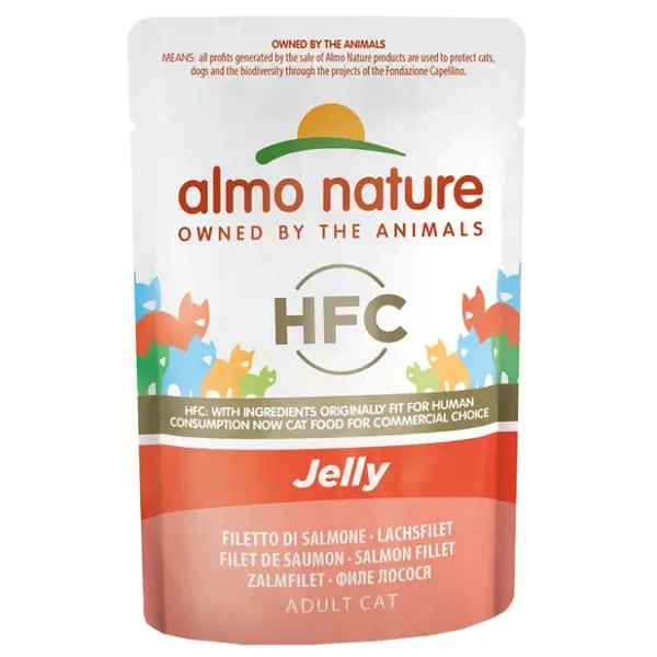 Almo nature HFC Jelly Salmon Fillet - 55GR