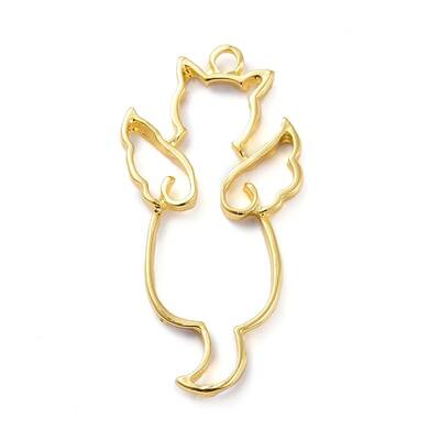 Zinc Alloy Open Back Bezel Pendants