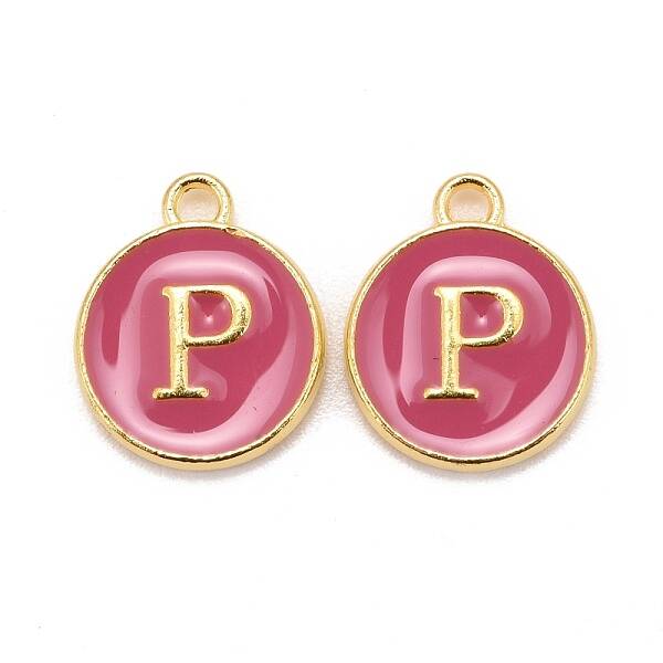 Golden Plated Alloy Enamel Charms