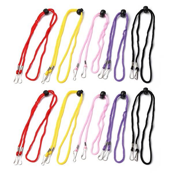 (Defective Closeout Sale: Mixed Numbering)Polypropylene Name ID Card Lanyard
