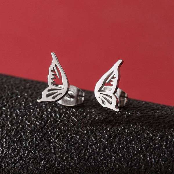 Stainless Steel Small Animal Stud Earrings for Women